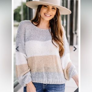 Shop the Mint Striped Sweater